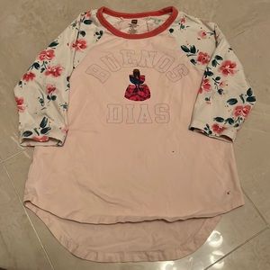 Tea Collection 3/4 length baseball sleeve tee